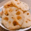 ONE★MAYU★'s cooksnap of when they made 簡単美味！れんこんの天ぷら♪.