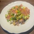 Yokchina's cooksnap of when they made ハム・卵・アボカド・チーズ簡単散らし寿司.