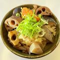 azbjbn's cooksnap of when they made 筑前煮リメイク！ごろっと炊き込みご飯.