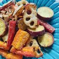 SkySorbet's cooksnap of when they made さつま芋★かぼちゃ★人参★オーブン焼き.