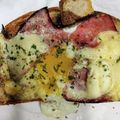 Lake☆Erie's cooksnap of when they made フライパン要らず♪ハムエッグトースト⌘.