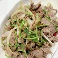 ♡mio1216♡'s cooksnap of when they made 牛肉とパクチーのナンプラー炒め.
