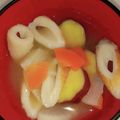 hiro1616's cooksnap of when they made ＊さつま芋と竹輪の味噌汁＊.