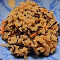 うーさき's cooksnap of when they made 炊飯器で簡単に。ひじきの炊き込みごはん.