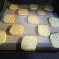 猫の手程度's cooksnap of when they made 粉チーズで簡単☆バジルチーズクッキー.