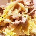 hakobetet's cooksnap of when they made 白菜&豚バラ☆ふわふわ卵☆簡単10分夕食.