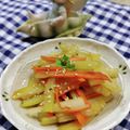 みっちゃん❇️68's cooksnap of when they made セロリと人参のきんぴら炒め.