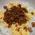 nanoe's cooksnap of when they made 超簡単！鶏と卵の２色丼.