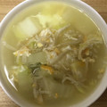 かおり♡♡♡'s cooksnap of when they made 白菜とえのきの卵スープ.
