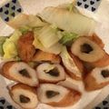 かずくん☆'s cooksnap of when they made 麺つゆで簡単！白菜とごぼう天の炊いたん♬.