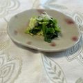 yesmama's cooksnap of when they made あっさり☆小松菜とキャベツのわかめあえ♪.