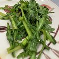 cheesedog's cooksnap of when they made 超簡単 春菊と海苔のサラダ　鉄板です.