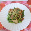 スタイリッシュママ's cooksnap of when they made ♡小松菜と舞茸と豚肉の胡麻風味炒め♡.