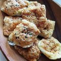 ななみん ママ★★'s cooksnap of when they made 3分で完成！レンチン♪チーズせんべい4種.
