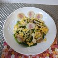 スタイリッシュママ's cooksnap of when they made 小松菜とかまぼこの卵とじ.