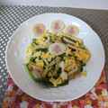 スタイリッシュママ's cooksnap of when they made 小松菜とかまぼこの卵とじ.