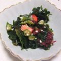 きらり流れ星's cooksnap of when they made わかめとオクラの簡単栄養サラダ！.