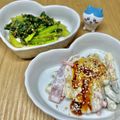 まこさんど's cooksnap of when they made ＊マカロニサラダに中濃ソース＆すりごま＊.