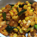 Chikicook's cooksnap of when they made 焼きちくわと長ねぎのヤンニョム和え.