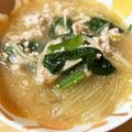 ∞らら∞'s cooksnap of when they made ダイエットに★坦々風春雨スープ.
