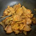 犬飼ってる's cooksnap of when they made ピリ辛で簡単！豚肉と大根のキムチ炒め.