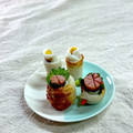 かっちゃん杉's cooksnap of when they made お弁当やおつまみ✨ソーセージのちくわ巻き.