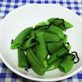 ととろ＆めい's cooksnap of when they made スナップエンドウの塩昆布炒め.