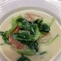 madam☆usa's cooksnap of when they made エビとチンゲン菜のクリーム煮.