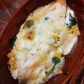 ばたみそーぱん☆'s cooksnap of when they made ☆鮭とほうれん草コーンのマヨチーズ焼き.