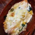 ばたみそーぱん☆'s cooksnap of when they made ☆鮭とほうれん草コーンのマヨチーズ焼き.