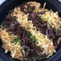サリュフミ's cooksnap of when they made ホットプレートで作る瓦そば.
