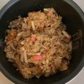 ブラウンシュゲー's cooksnap of when they made お節の残り物で炊き込みご飯.