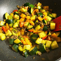 ame-ikuru's cooksnap of when they made 作り置き・お野菜とひき肉のカレー炒め.