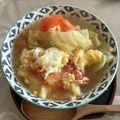 りこりゃんママ's cooksnap of when they made トマトとキャベツのチーズ卵スープ.