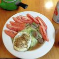 もぐらや00's cooksnap of when they made 旨しお豚レタス.