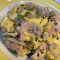 yu228's cooksnap of when they made 蓮根とベーコンの卵炒め.