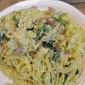 まつ☆ちえ's cooksnap of when they made 牛乳で簡単！濃厚カルボナーラ♪.