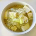 azbjbn's cooksnap of when they made 豆腐とキャベツと玉ねぎのスープ.