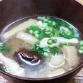 プルンバゴ's cooksnap of when they made しいたけと油揚げの味噌汁.