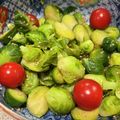 くじら食堂's cooksnap of when they made とまらない！素材の美味しさ！芽キャベツ♪.