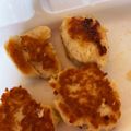 ネコのみさき's cooksnap of when they made 鶏むね肉とはんぺんの磯辺丸め焼き.