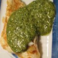ちょこ✪0214's cooksnap of when they made ポークソテー✿バジルクリームソース✿.