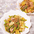 みぽぽ37's cooksnap of when they made いんげん・舞茸...♪*ﾟバジル炒め.
