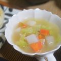 taruママ's cooksnap of when they made サイコロスープ☆.