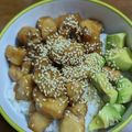 M130018's cooksnap of when they made 鶏胸肉☆アボカド甘酢だれ丼.