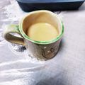めみたん☆'s cooksnap of when they made 黒豆煮汁でほっこりカフェラテ♬♬.
