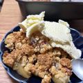 ともぞう7788's cooksnap of when they made オートミールアップルクランブル.