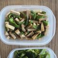 みるく茶's cooksnap of when they made 高野豆腐のチンジャオロース丼.