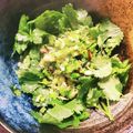 milestone★'s cooksnap of when they made パクチー好きに捧ぐ！パクチーサラダ☆.