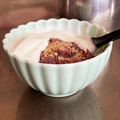 マックスの母's cooksnap of when they made ♡すりゴマと小豆(あんこ)のヨーグルト♡.